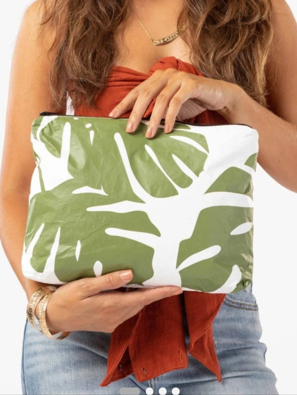 Aloha Collection Monstera Mid Pouch